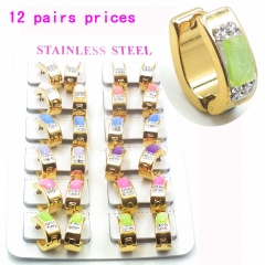 Stainless steel jewelry earrings
