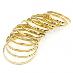 Stainless steel jewelry bangle for women 12PCS set