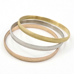 Stainless steel jewelry bangle for women 3PCS set