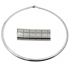 4mm stainless steel Omega collar necklace wholesale