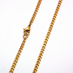 Stainless steel jewelry necklace cuban chain wholesale