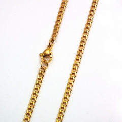 Stainless steel jewelry necklace cuban chain wholesale