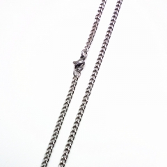 Stainless steel jewelry necklace Cuban chain wholesale