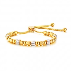 Stainless steel bead bracelet