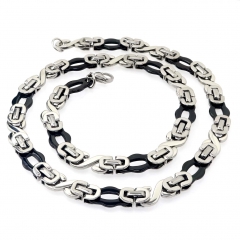 Wholesale stainless steel jewelry men's chain necklace