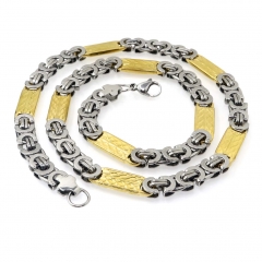 Wholesale stainless steel jewelry men's chain necklace