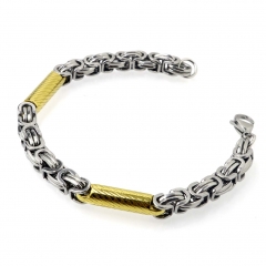 Wholesale stainless steel jewelry man's chain bracelet