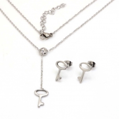 Stainless steel jewelry set Necklace and earrings Wholesale