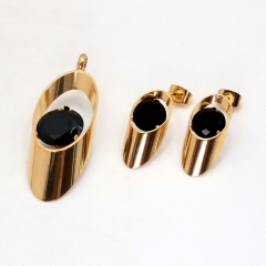Stainless steel jewelry set Pendants and earrings Wholesale
