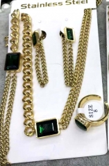Stainless steel jewelry Necklace Bracelet Ring Earrings Wholesale
