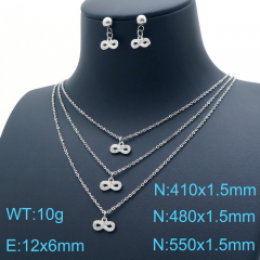 Stainless steel jewelry Necklace  Earrings Wholesale