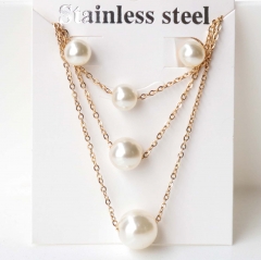 Stainless steel  jewelry Necklace  Earrings Wholesale