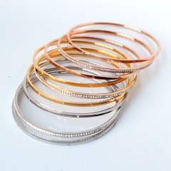 Stainless steel jewelry women bracelet 3-piece set Wholesale