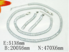 Stainless steel jewelry Necklace Eerrings Bracelet set Wholesale