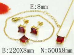 Stainless steel jewelry Necklace Eerrings Bracelet set Wholesale