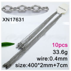 Stainless steel jewelry necklace chains 10pcs Wholesale