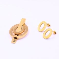 Stainless steel jewelry Pendant Earrings set Wholesale