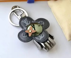 Stainless steel jewelry LV keychain