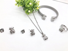 Stainless steel jewelry necklace earring bracelet ring Wholesale