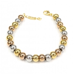 8 MM beads stainless steel bracelet