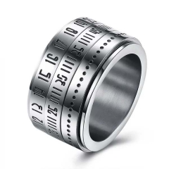 Fashion Stainless Steel Rotary Ring