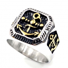 Stainless steel jewelry, European and American ring wholesale