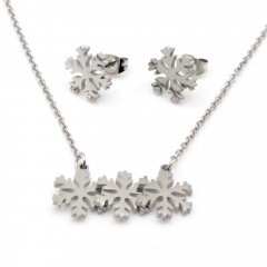 Stainless steel jewelry set, necklace and earrings wholesale