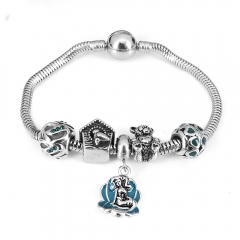 Stainless steel jewelry Pandor a Charms Bracelet wholesale