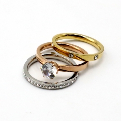 Fashion Copper inlaid zircon ring wholesale