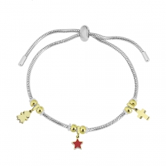 Stainless steel jewelry Pandor a charms bracelet for women