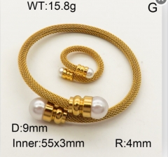 Stainless steel jewelry Bracelet Ring Set Wholesale