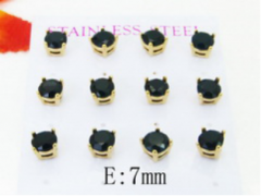 Stainless steel jewelry Earring (6pairs) wholesale
