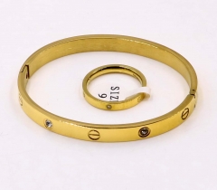 Stainless steel jewelry women bracelet ring Wholesale