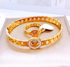 Stainless steel jewelry Bracelet ring set Wholesale