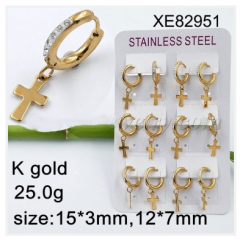 Stainless steel jewelry Earring （12pcs）wholesale