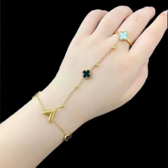Stainless steel jewelry Women bracelet+ring Wholesale