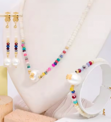 Stainless steel jewelry necklace earring Bracelet  Wholesale