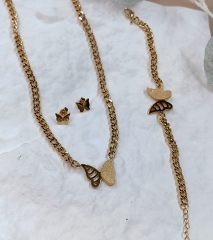 Stainless steel jewelry necklace earring Bracelet Wholesale