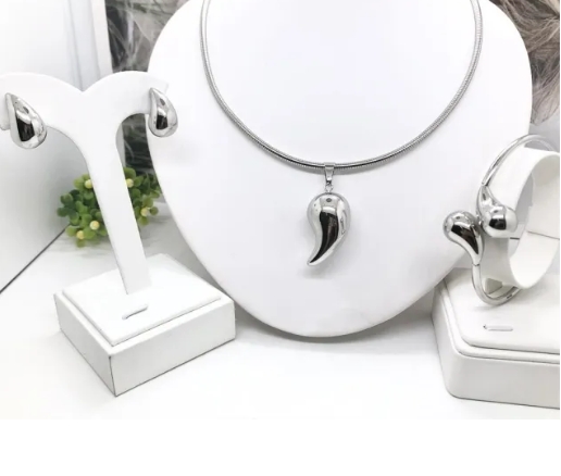 Stainless steel jewelry necklace earring bracelet ring Wholesale