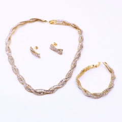 Copper jewelry necklace earring Bracelet set Wholesale