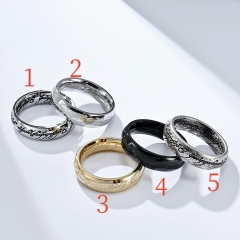 Stainless steel jewelry women ring wholesale，The Ring King Titanium Steel Ring is 2.8mm thick