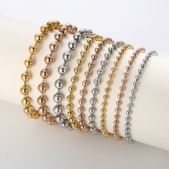 High qualityStainless Steel Simple Fashion Steel Bead Bracelet