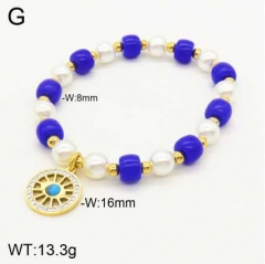 Stainless steel jewelry beaded Pearl bracelet wholesale