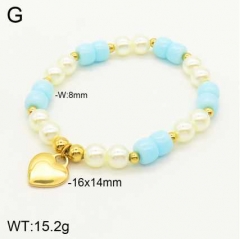 Stainless steel jewelry beaded Pearl bracelet wholesale