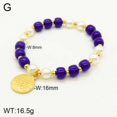 Stainless steel jewelry beaded Pearl bracelet wholesale