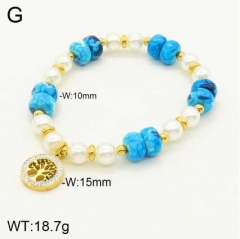 Stainless steel jewelry beaded Pearl bracelet wholesale