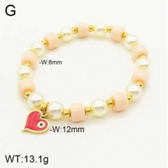 Stainless steel jewelry beaded Pearl bracelet wholesale