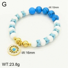 Stainless steel jewelry beaded Perla bracelet wholesale