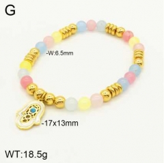 Stainless steel jewelry beaded bracelet wholesale