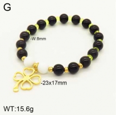 Stainless steel jewelry beaded bracelet wholesale